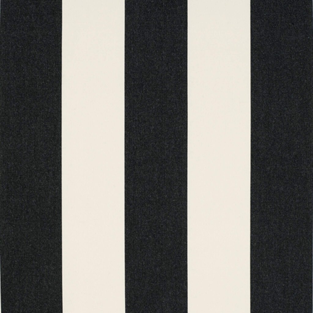 Bistro Stripe Black Fabrics